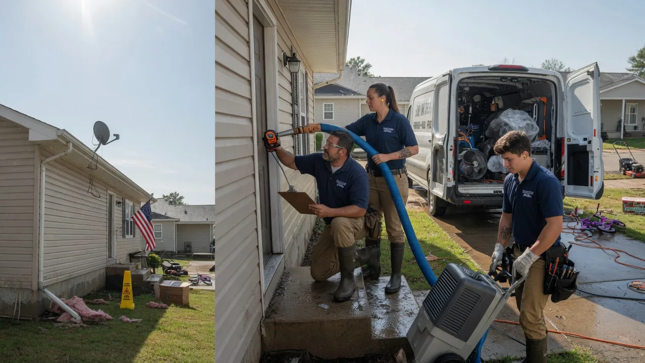 Ceiling Water Damage Restoration in Gibson, IA near me